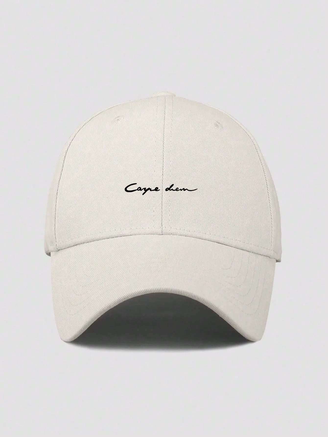 1pc Men's Casual Adjustable Baseball Cap With Minimalist Letter Print, Suitable For Daily Wear