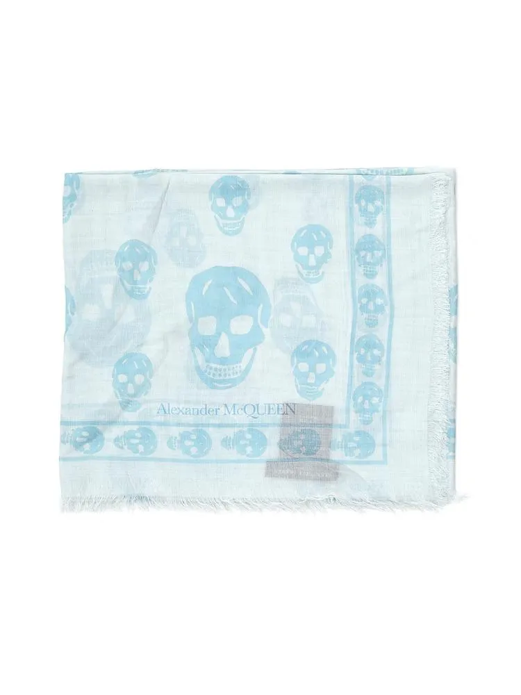 Alexander McQueen Classic Skull Print Scarf