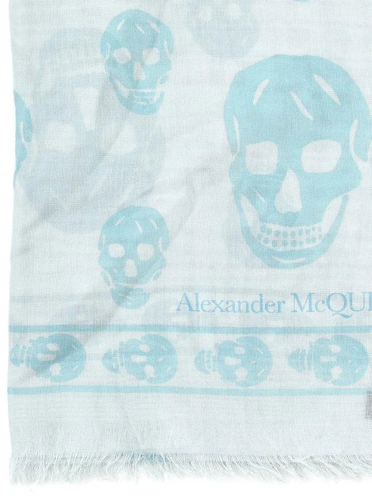 Alexander McQueen Classic Skull Print Scarf