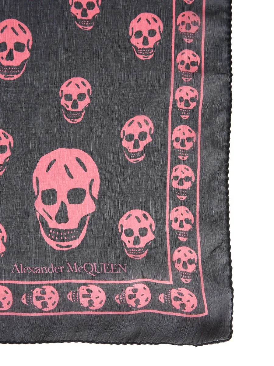 Alexander McQueen Classic Skull Scarf