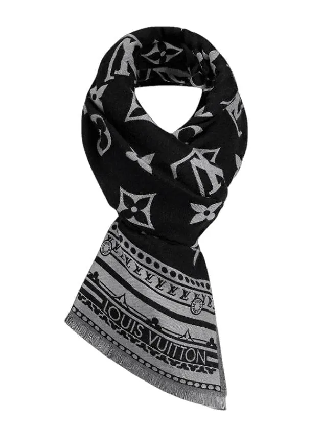 Amazingram Scarf Black