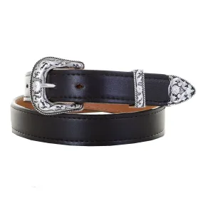 B1109 - Chocolate Chap Leather Belt