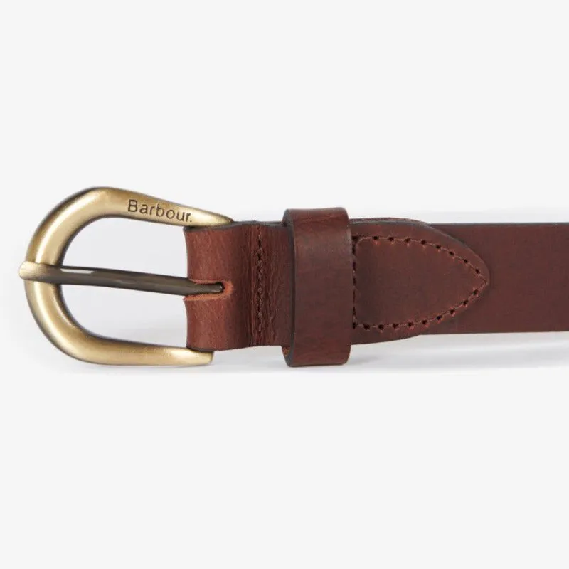 Barbour Allanton Ladies Leather Belt - Brown