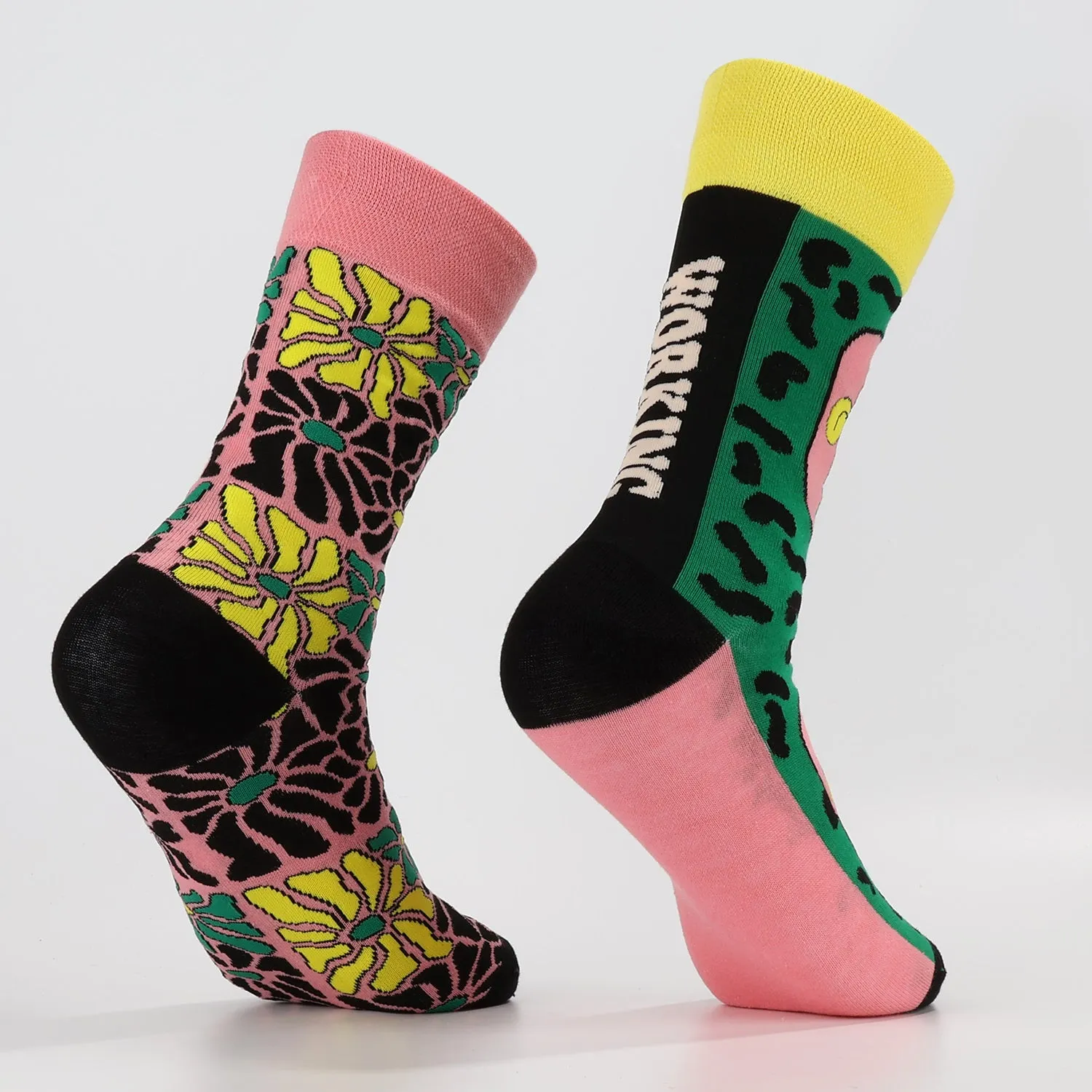 Bright Blooming Floral Socks