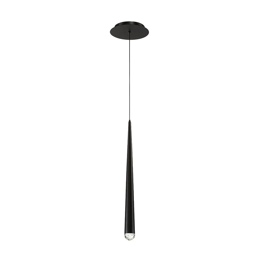 Cascade 19" LED Single Light Crystal Pendant