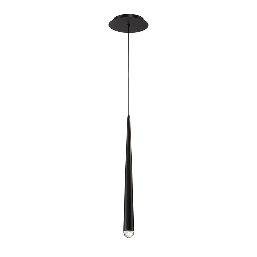 Cascade 19" LED Single Light Crystal Pendant