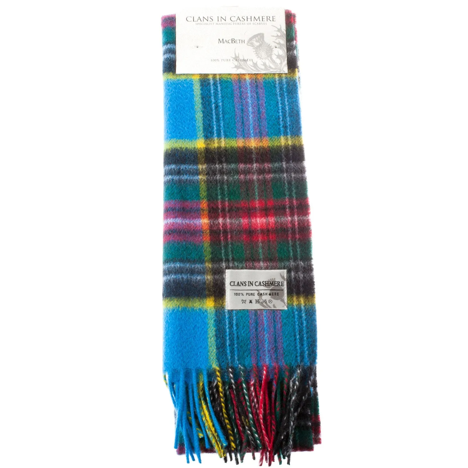 Cashmere Scottish Tartan Clan Scarf  Macbeth