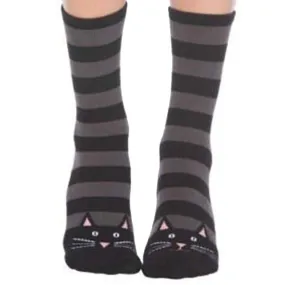 Cat Slipper Socks Women's Crew Sock