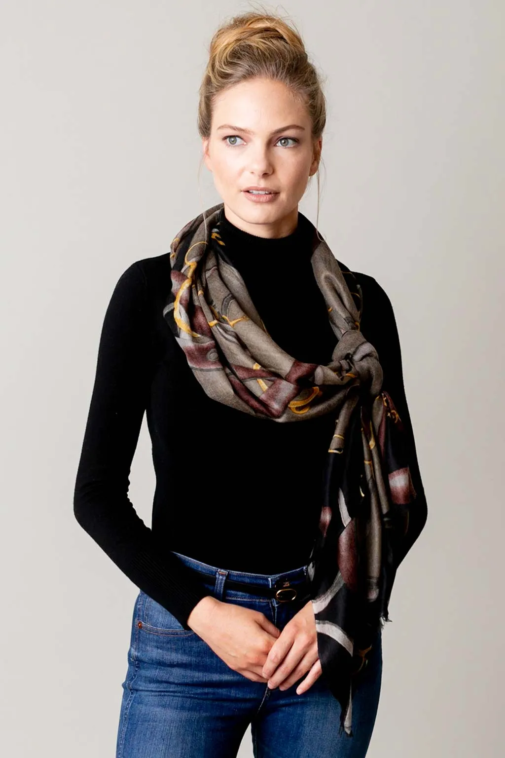 Cavallo Scarf, Olive