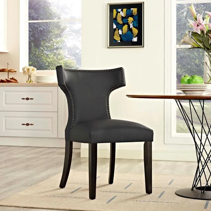 Curve Vinyl Dining Chair