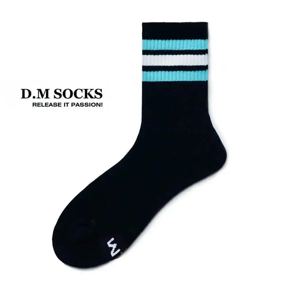 D.M Socks  Rainbow Striped