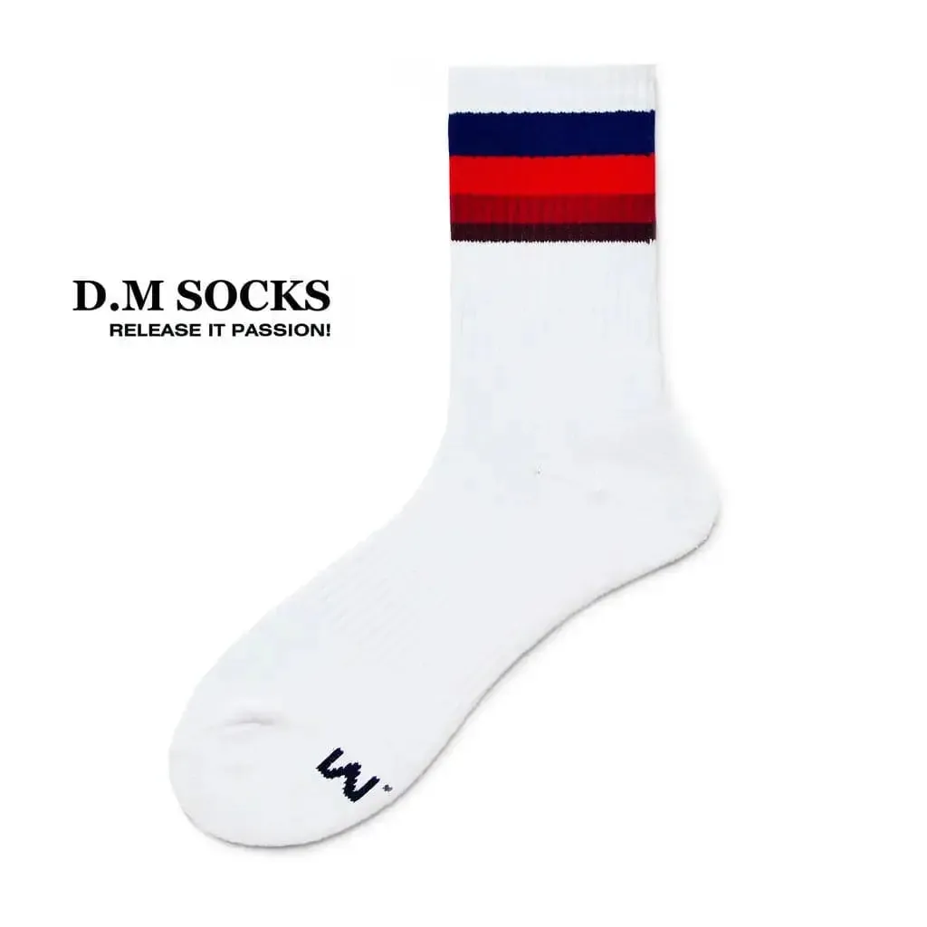 D.M Socks  Rainbow Striped