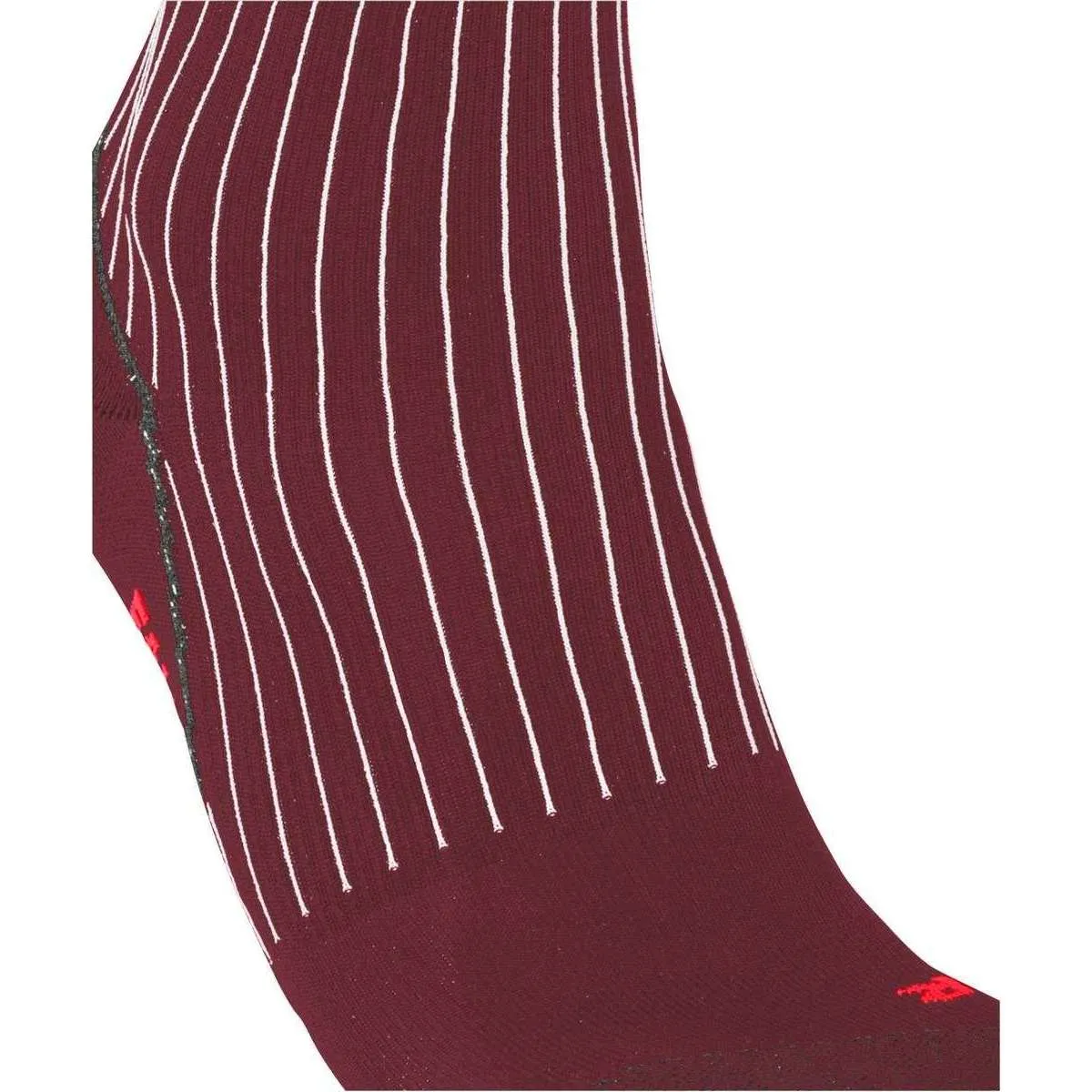 Falke BC Impulse Striped Socks - Merlot Red