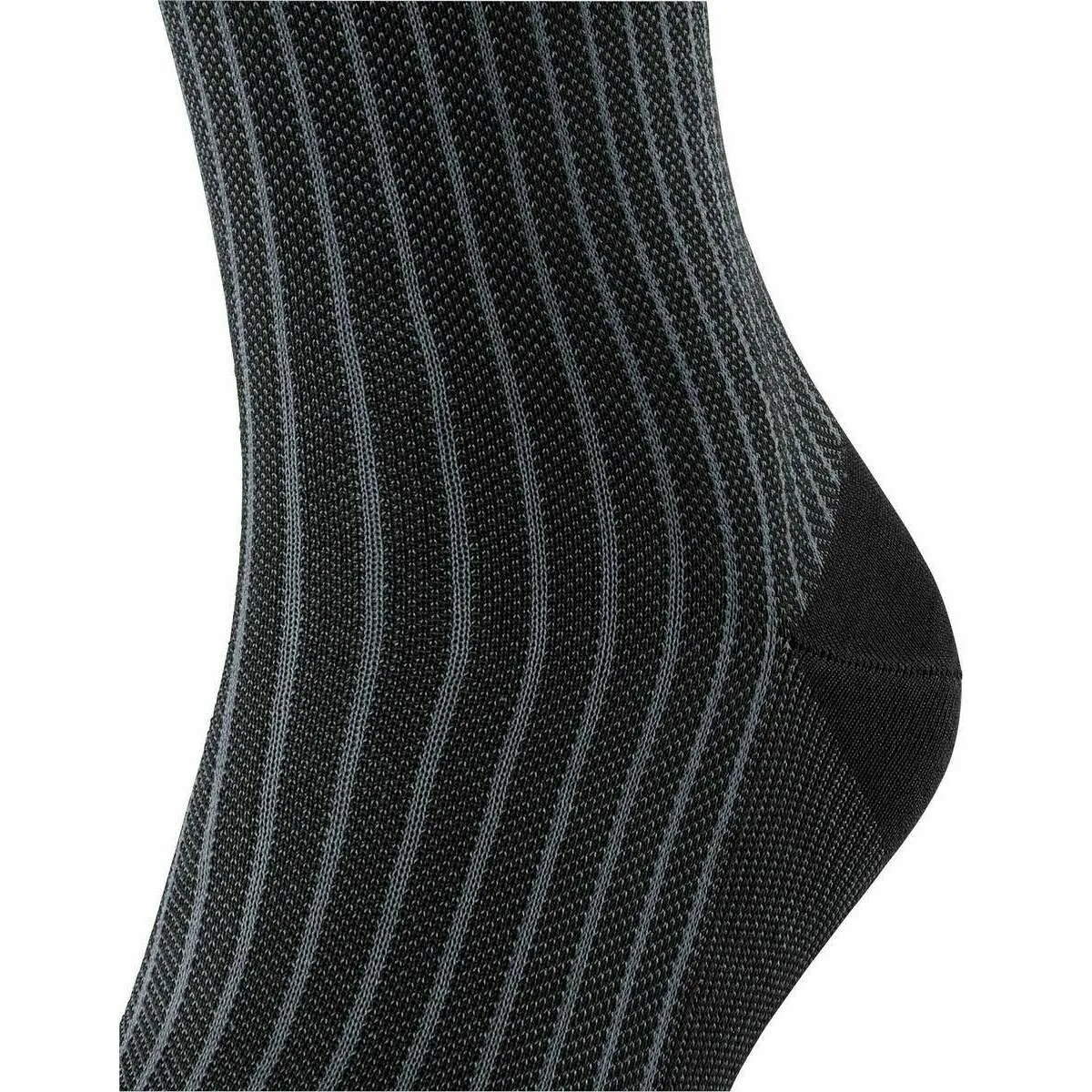 Falke Oxford Stripe Socks - Black Mix