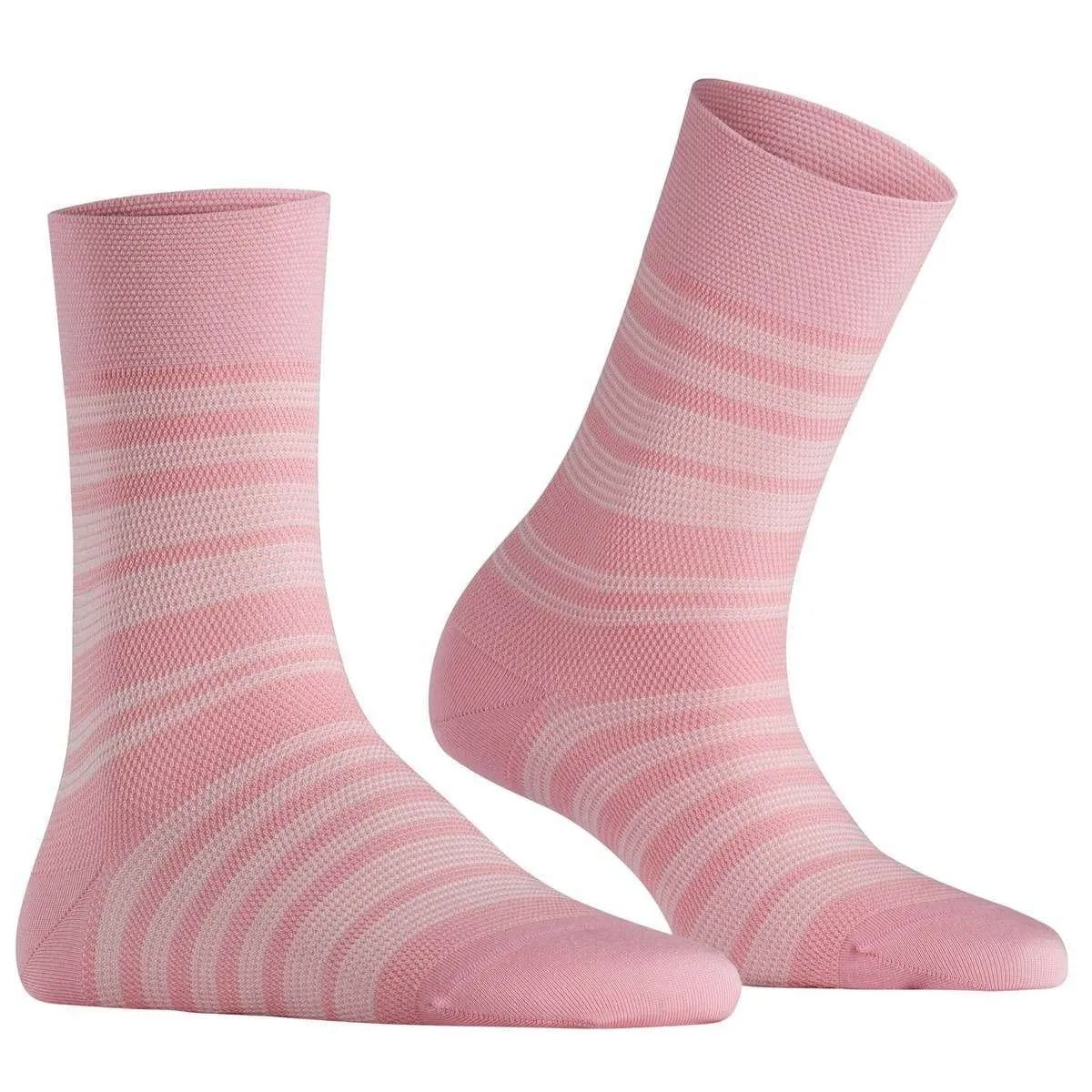 Falke Sensitive Sunset Stripe Socks - Rose Red