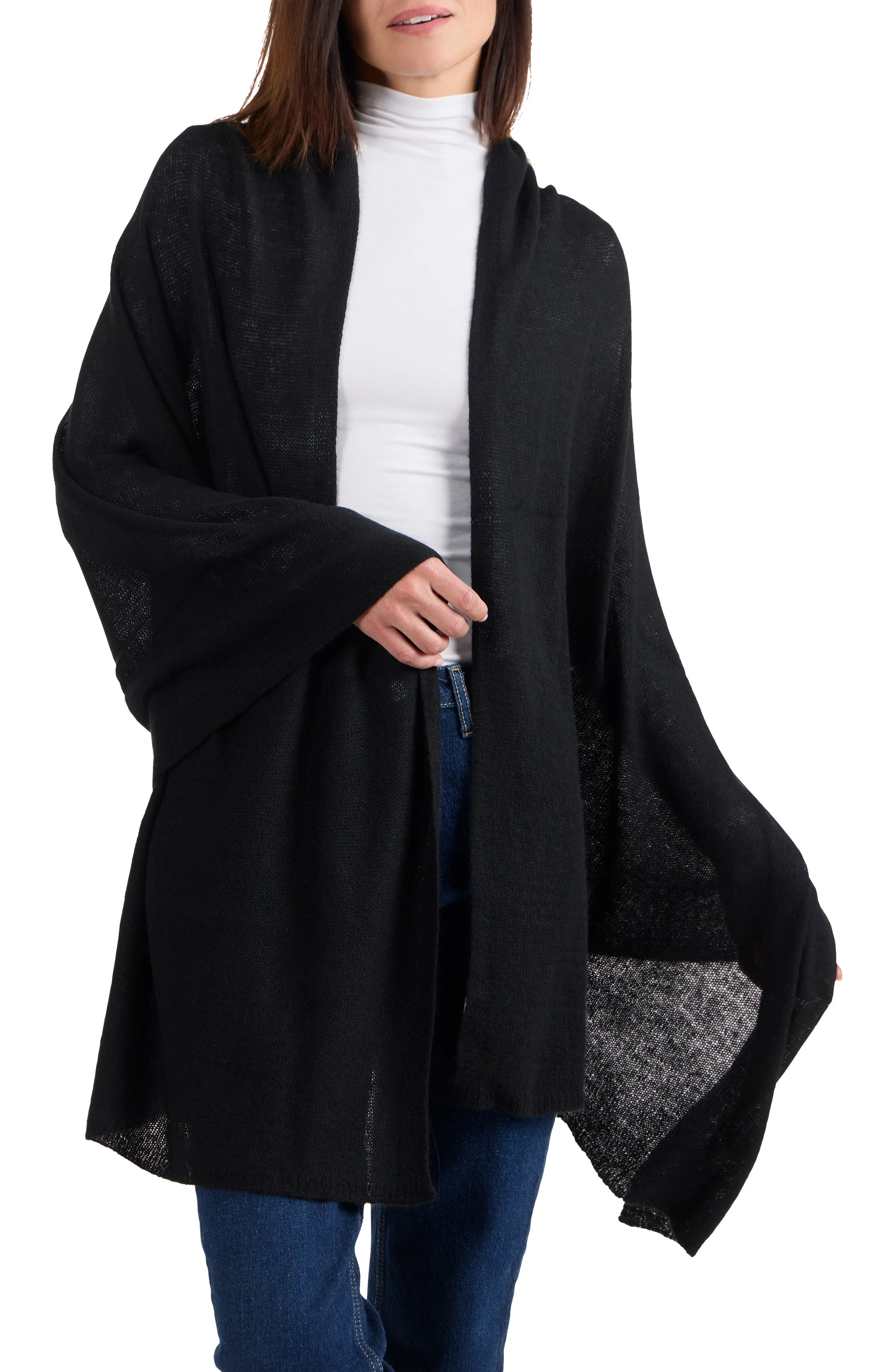 FEATHERWEIGHT CASHMERE TRAVEL WRAP