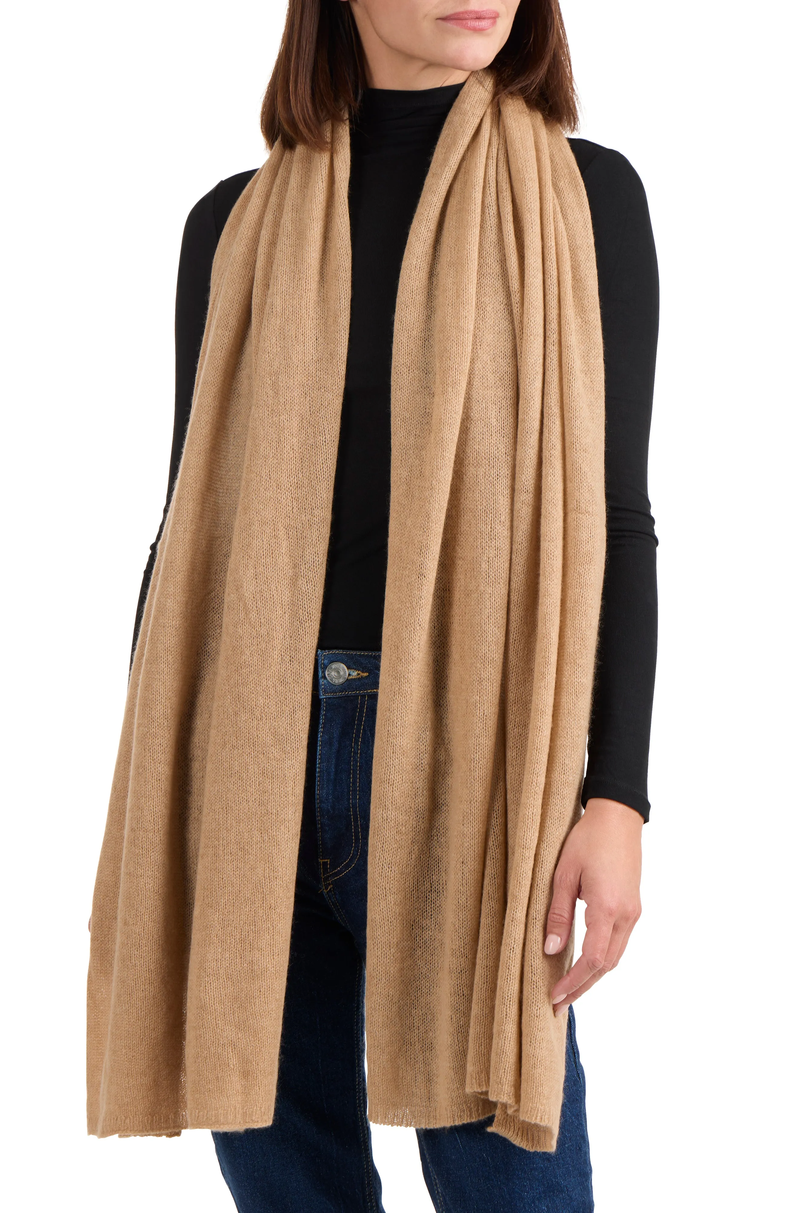 FEATHERWEIGHT CASHMERE TRAVEL WRAP