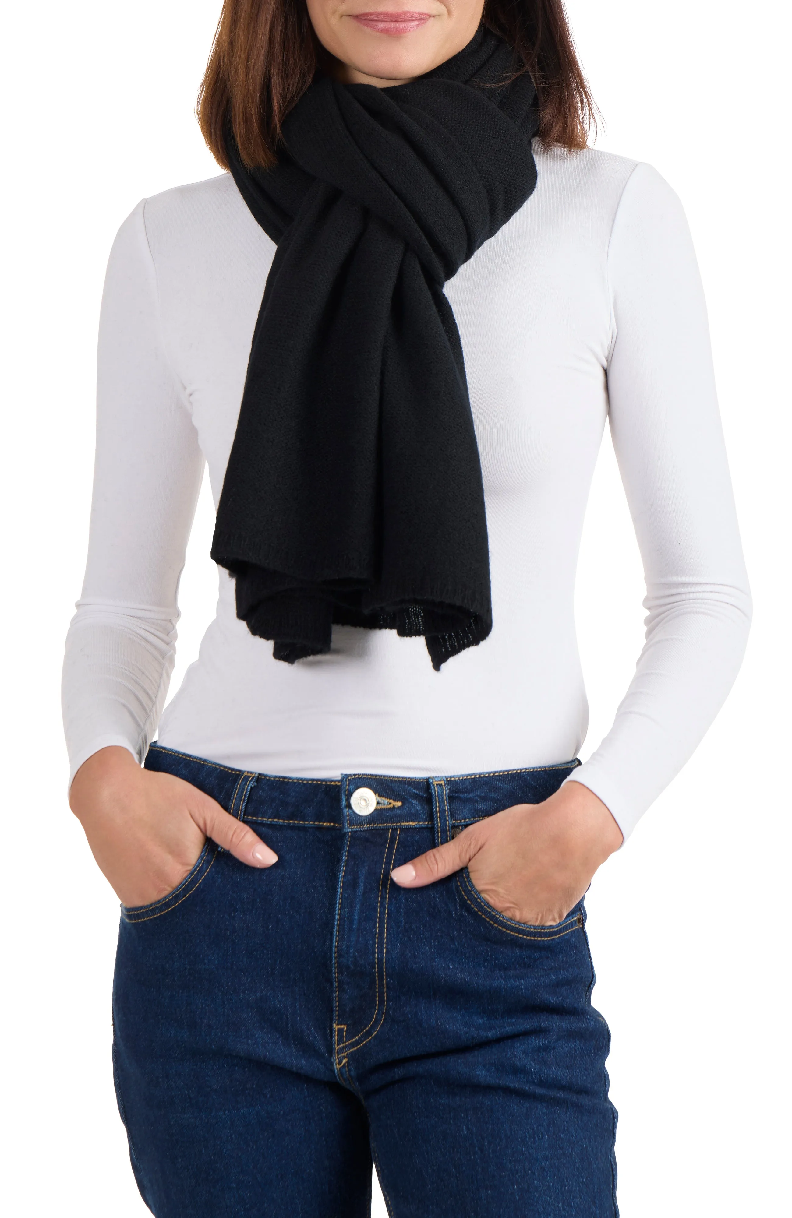 FEATHERWEIGHT CASHMERE TRAVEL WRAP