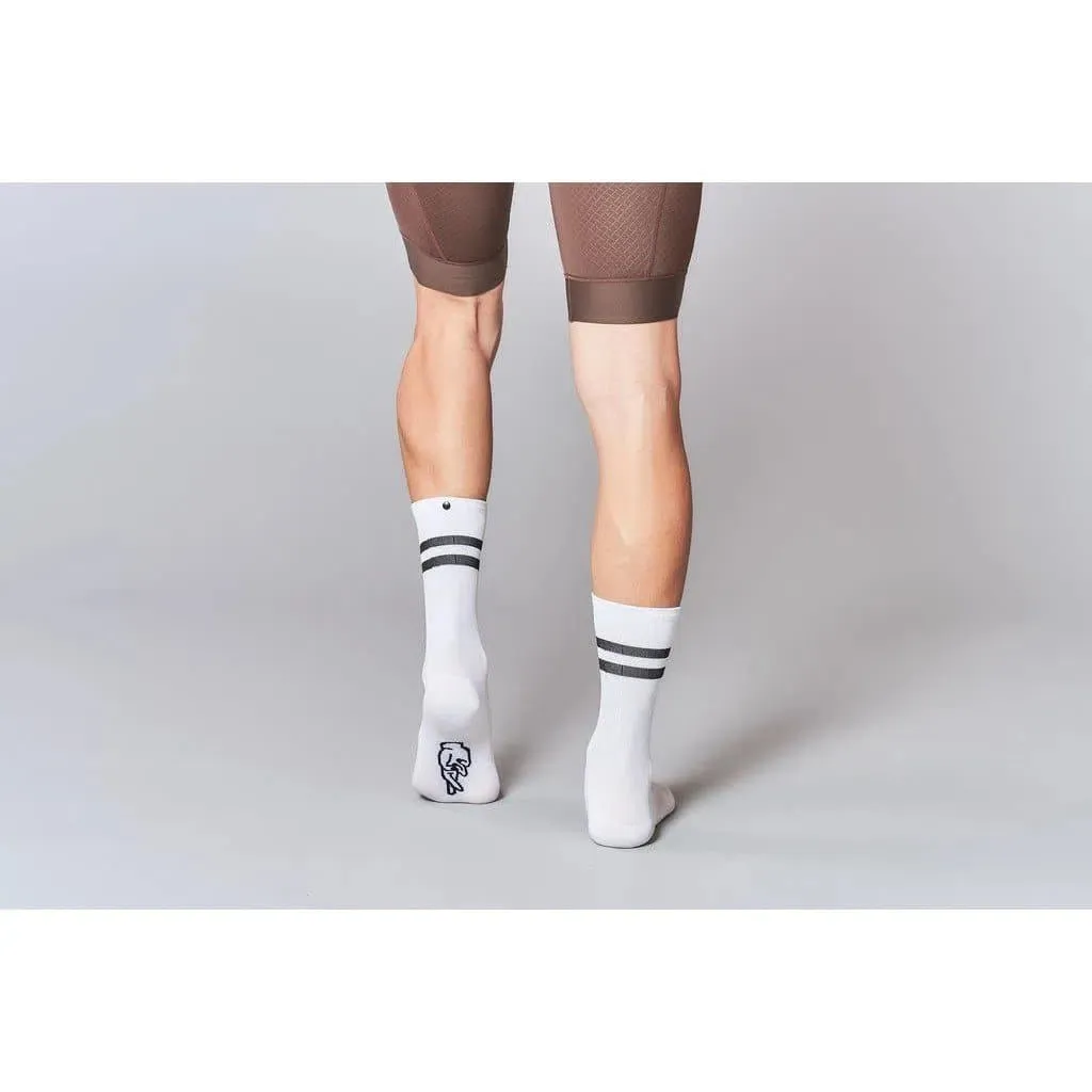 FINGERSCROSSED Socks Stripes - White/Black