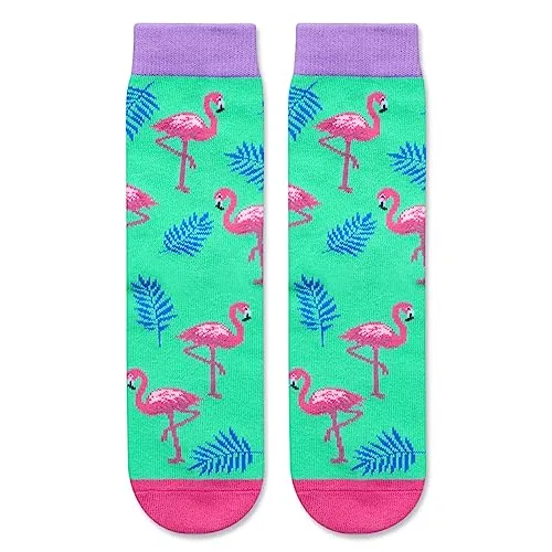 Flamingo Gifts for Girls and Children Flamingo Lovers Gifts Best Gifts for Daughter Flamingo Socks, Gifts for 7-10 Years Old Girls