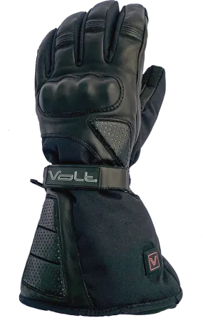 FUSION 12v/7v Dual Source Leather Motorcycle Heated Gloves 🏍