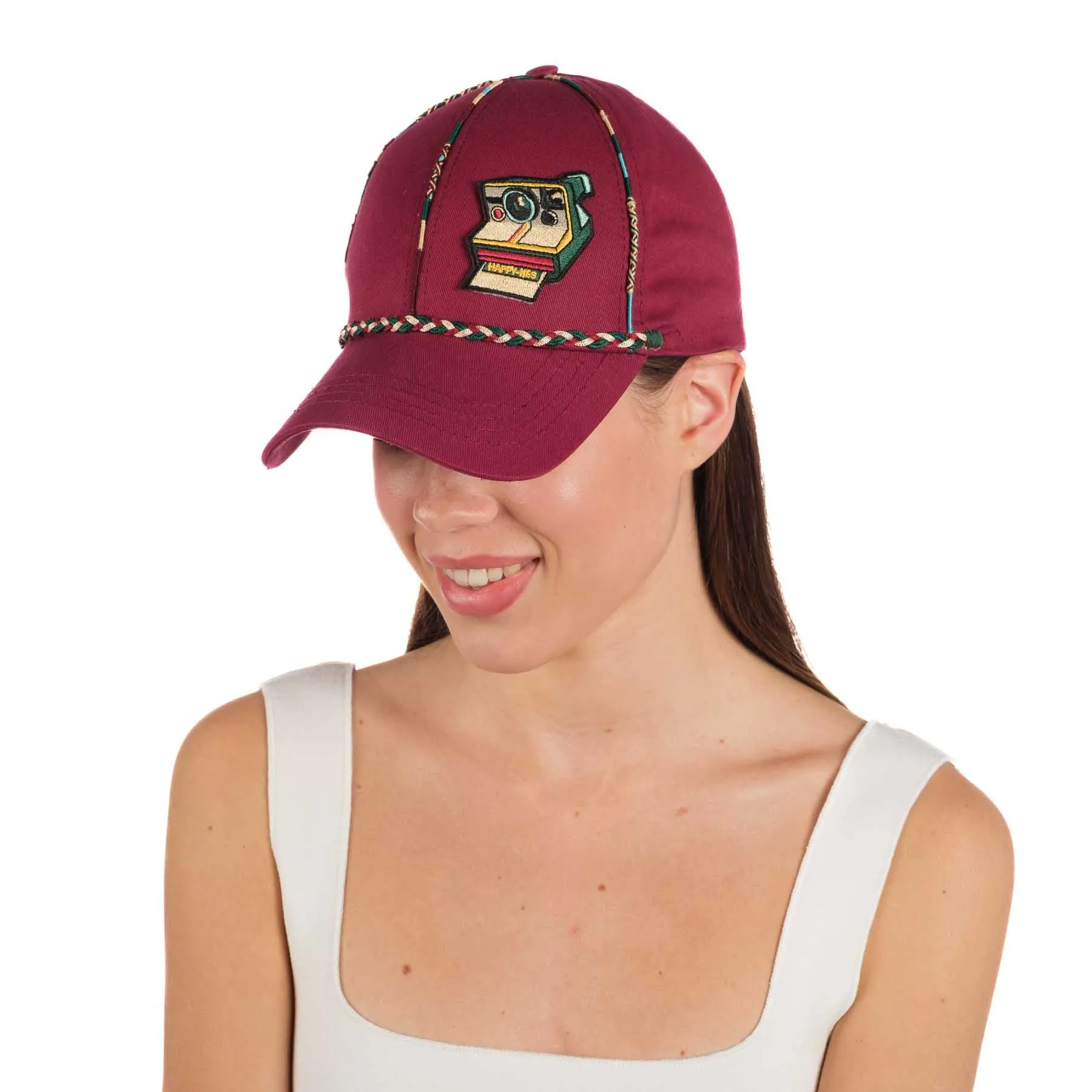 HAPPY-NES Women's Retro Trucker Cap