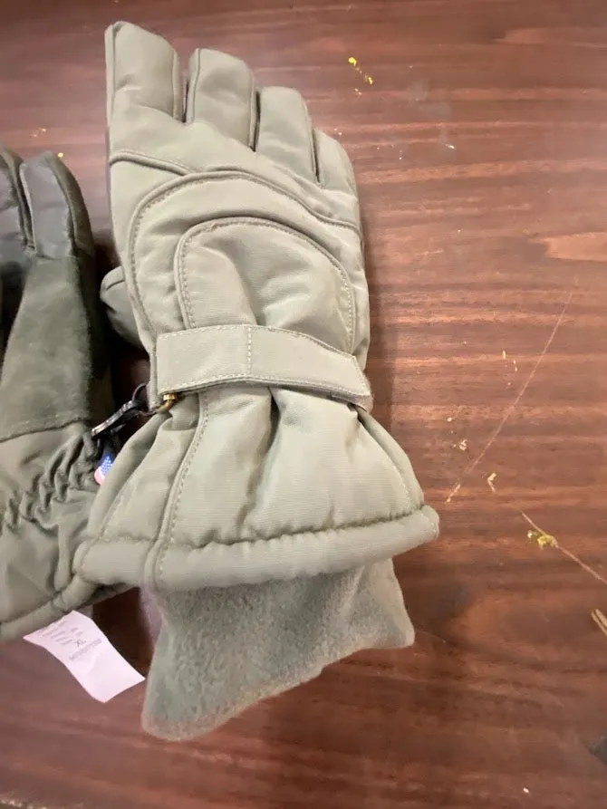 Insulated Leather Winter Gloves