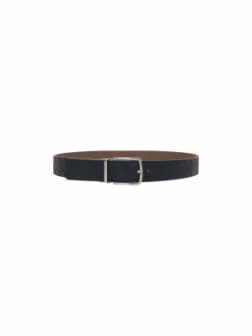 Intrecciato Reversible Leather Belt