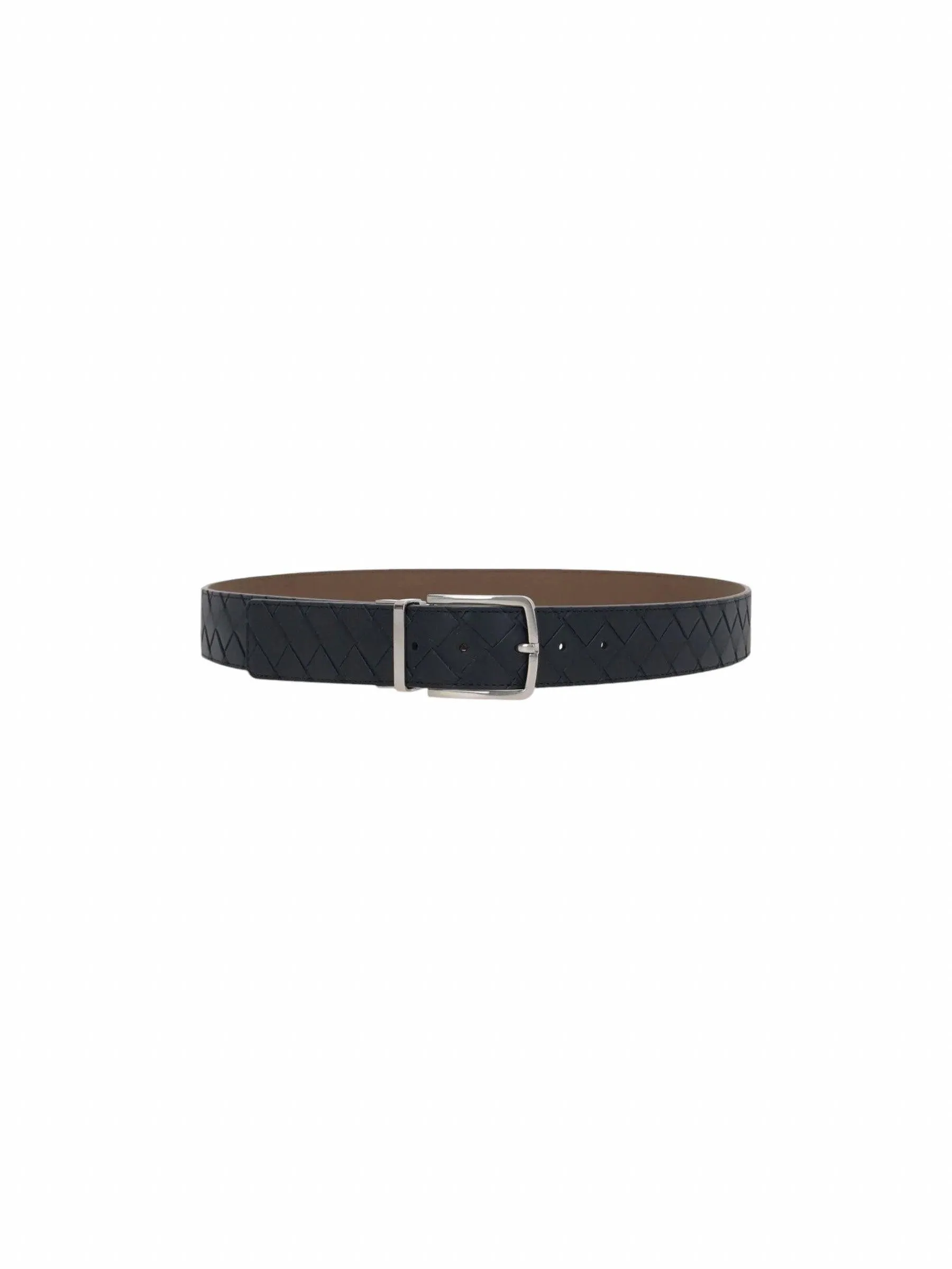 Intrecciato Reversible Leather Belt