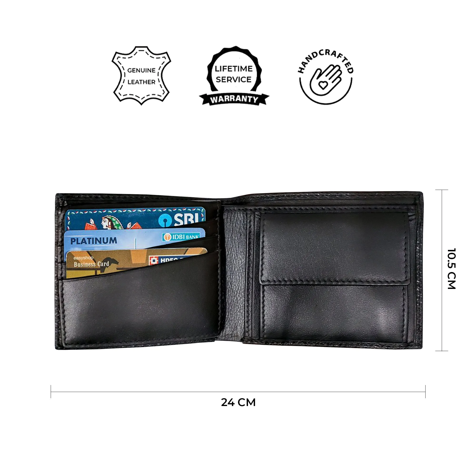 Italian Small Weave | Genuine Leather Wallet and Belt Gift Set | Wallet and Belt Combo | Plus Size Mens Belts | Colour: Black