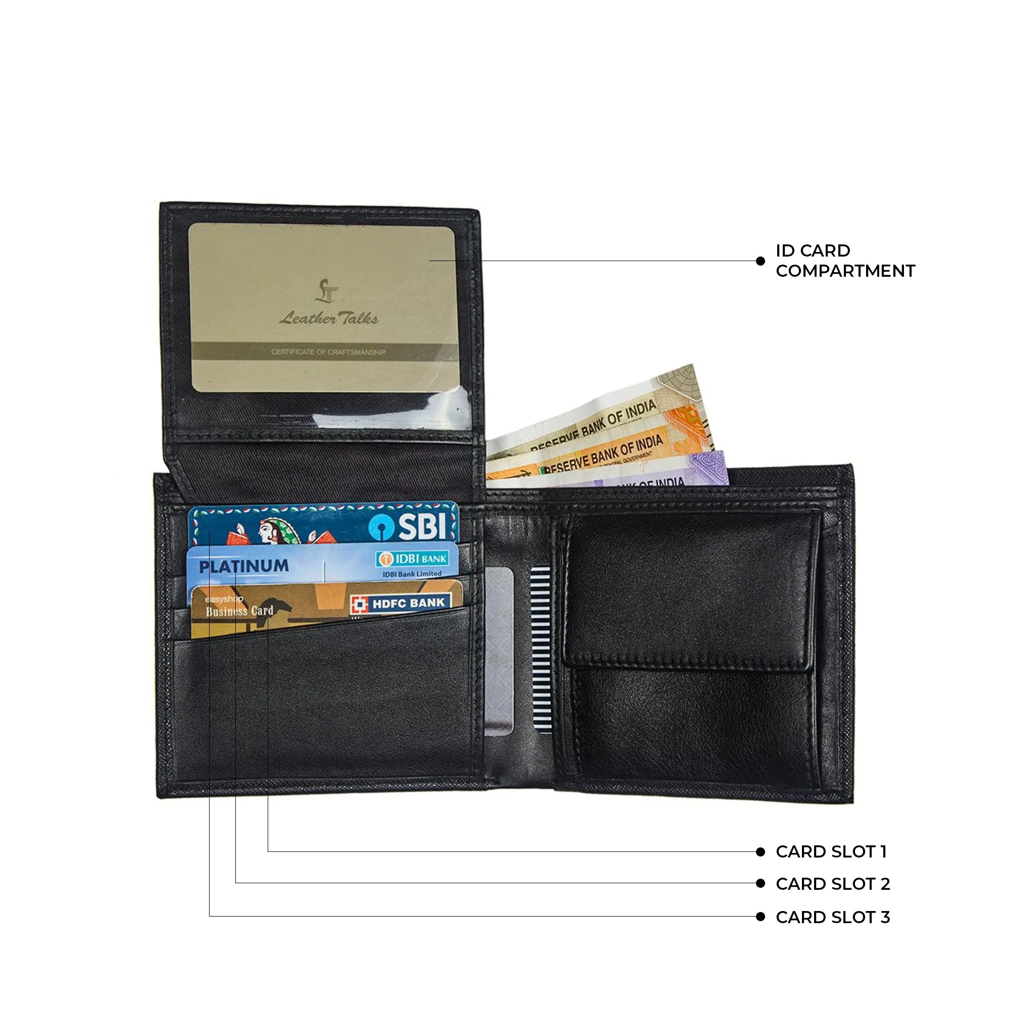 Italian Small Weave | Genuine Leather Wallet and Belt Gift Set | Wallet and Belt Combo | Plus Size Mens Belts | Colour: Black