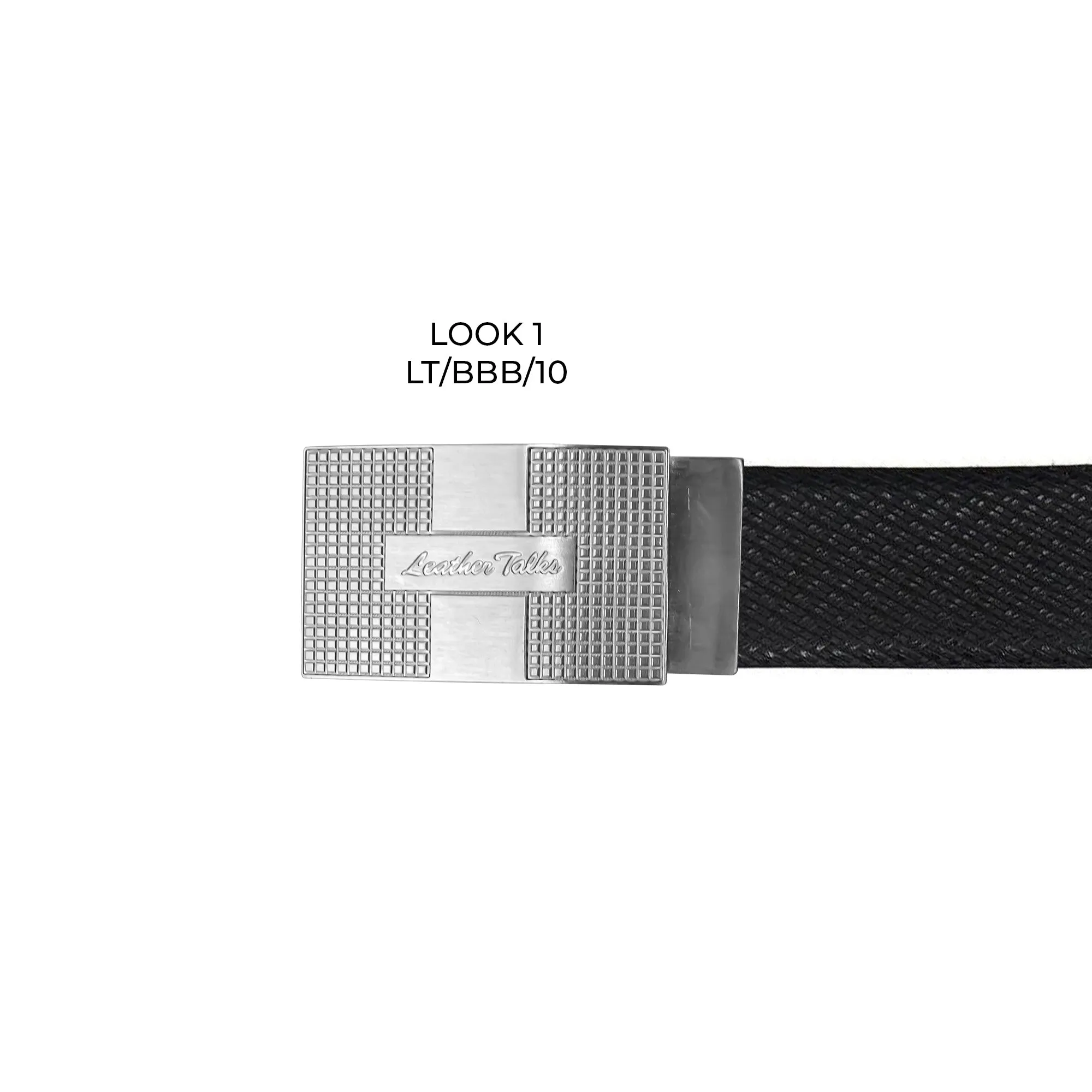 Italian Small Weave | Genuine Leather Wallet and Belt Gift Set | Wallet and Belt Combo | Plus Size Mens Belts | Colour: Black