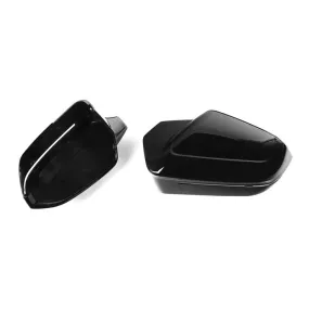 M Style Gloss Black Mirror Caps - BMW G60 5 Series & G70 7 Series