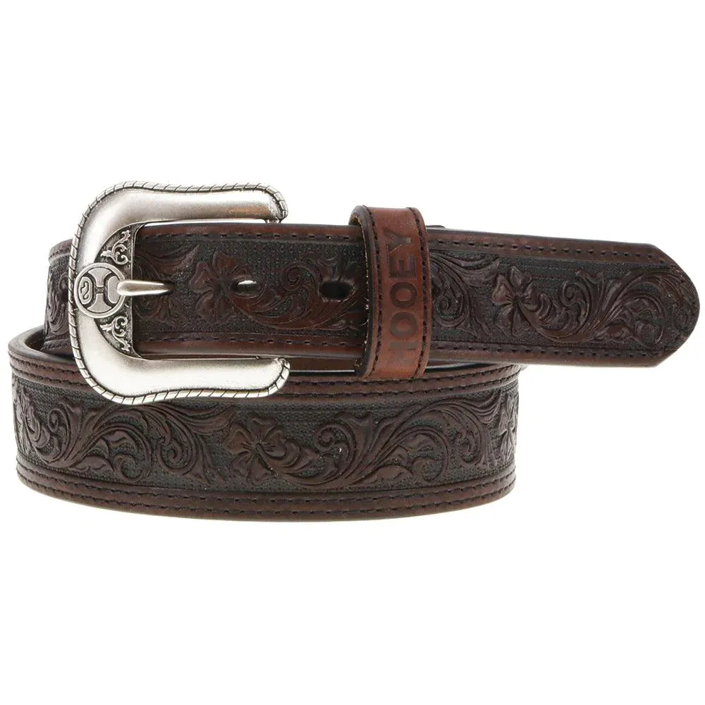 Midnight Classic Hooey Belt Brown/Black Men’s