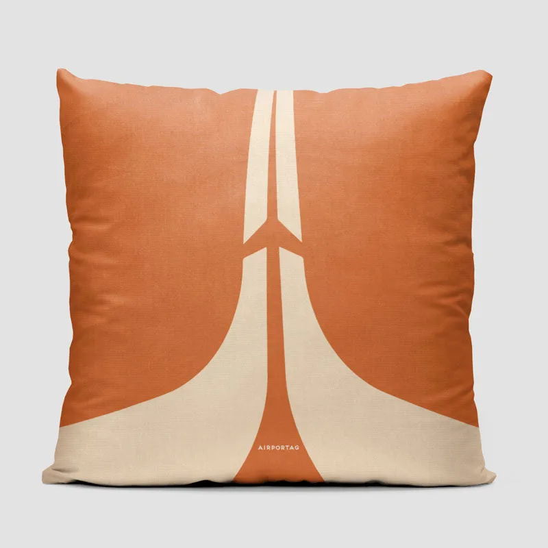 Minimalist Aeroplane - Throw Pillow