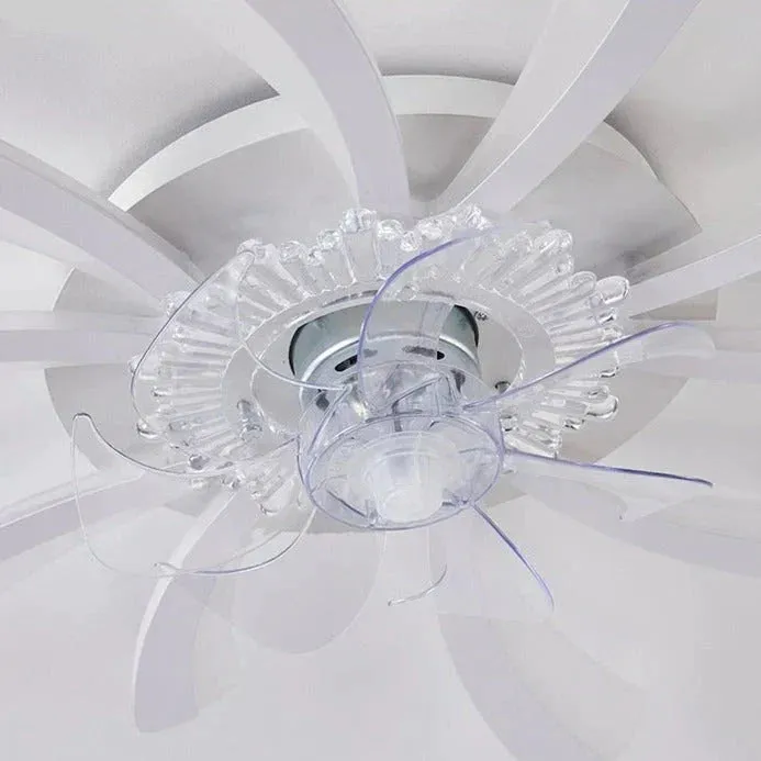 Modern minimalist dandelion fan ceiling lamp