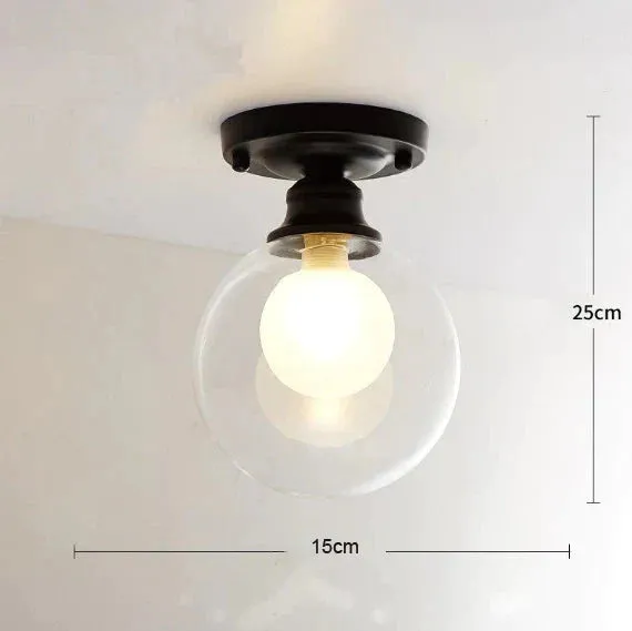 Modern Minimalist Glass Bulb Lamp Ceiling Lamp