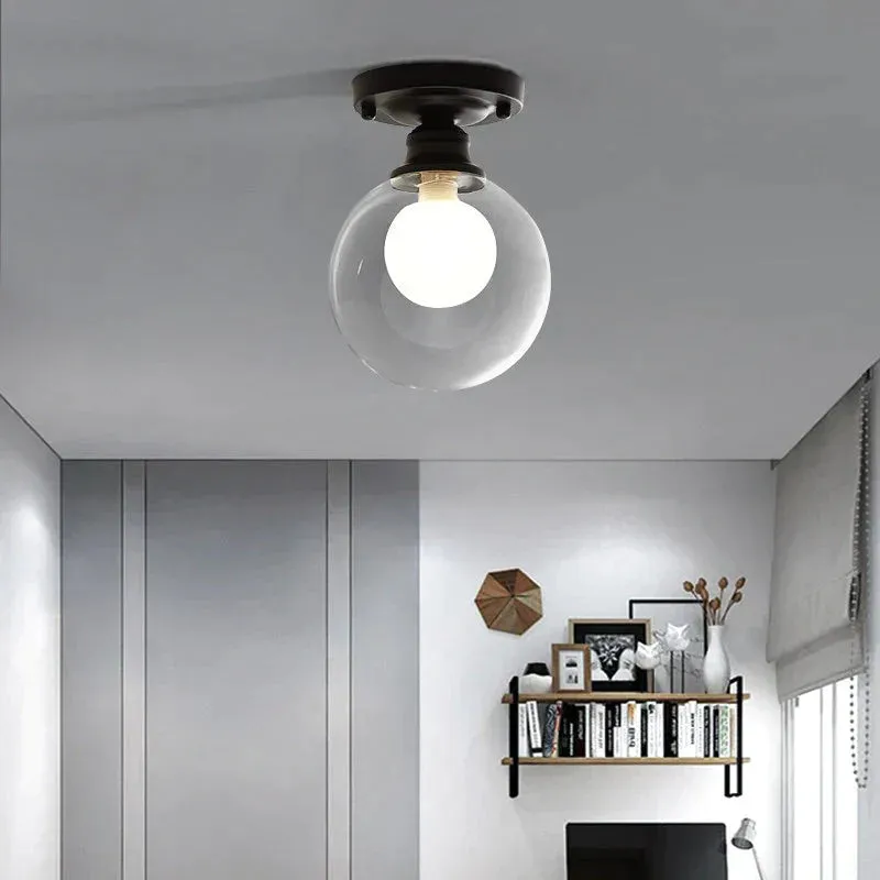 Modern Minimalist Glass Bulb Lamp Ceiling Lamp