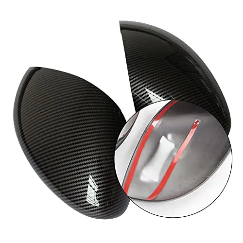 Mustang Mach E Direct ABS Carbon Fiber Look Side Mirror Cover Caps Compatible with 2021-2023