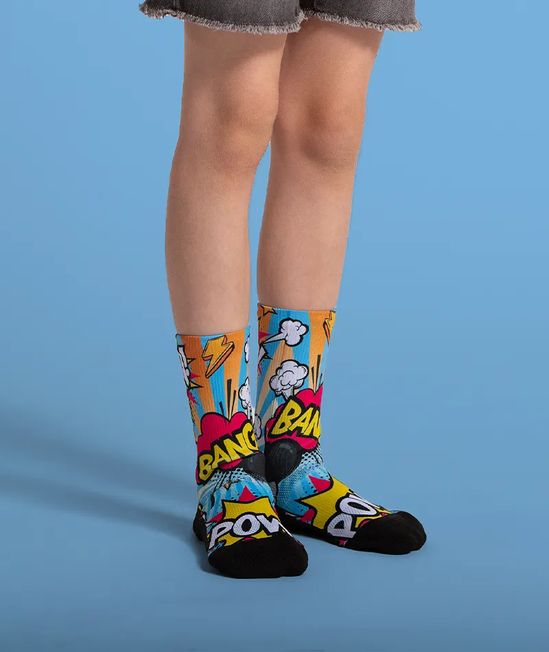 Pow Youth Crew Socks