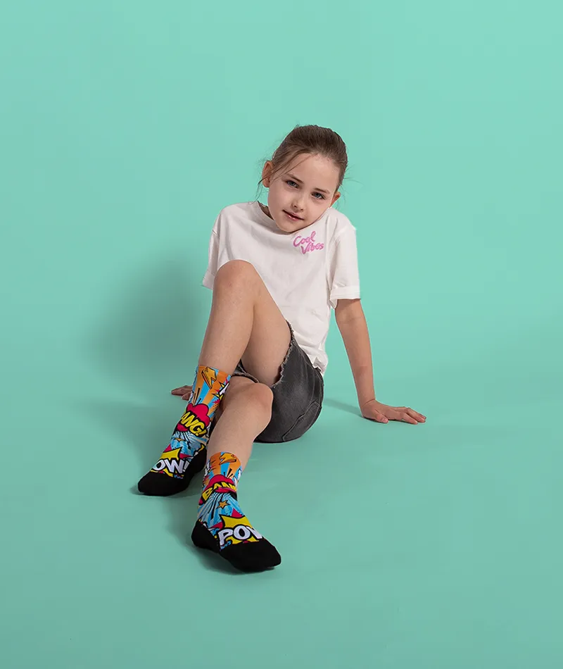 Pow Youth Crew Socks