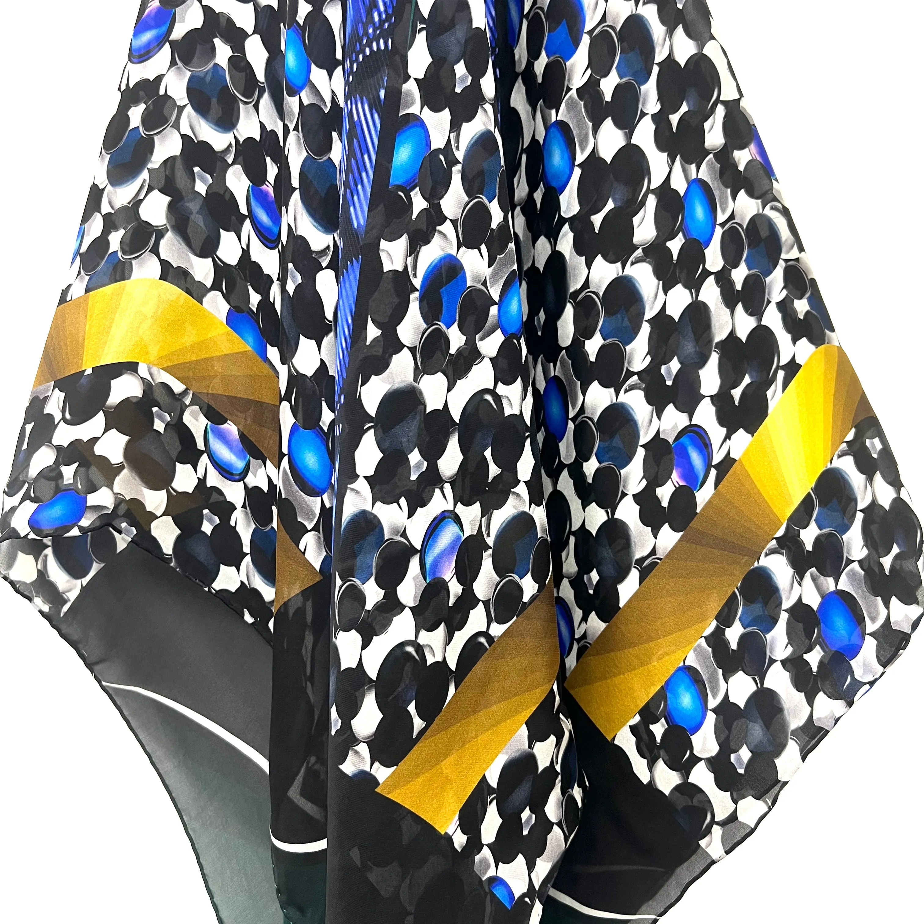 PP-5008 "QUASAR" - PETER PILOTTO DIGITAL PRINT SILK SCARF. MADE IN ITALY