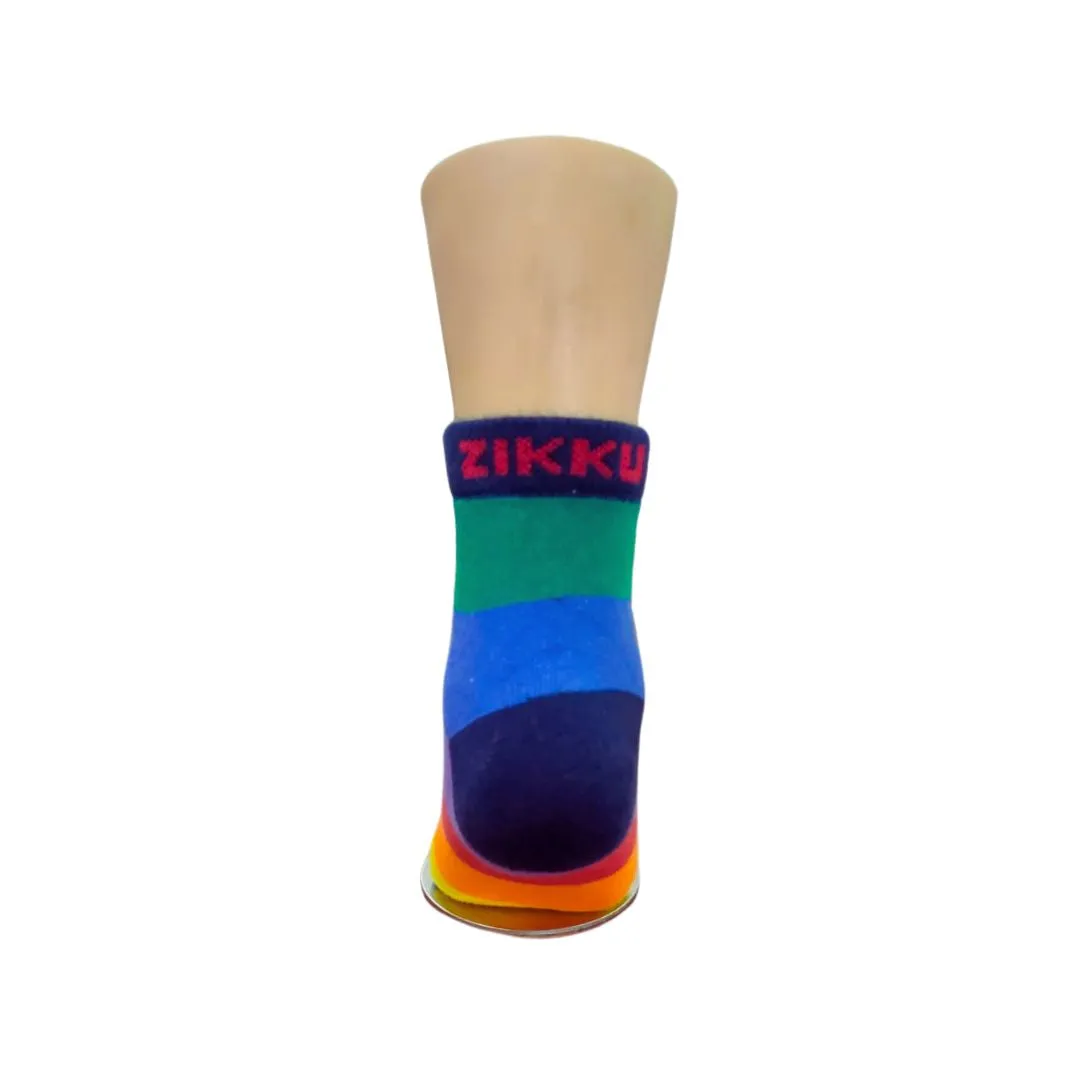 Rainbow Ankle Socks for Kids (3-11 Years)