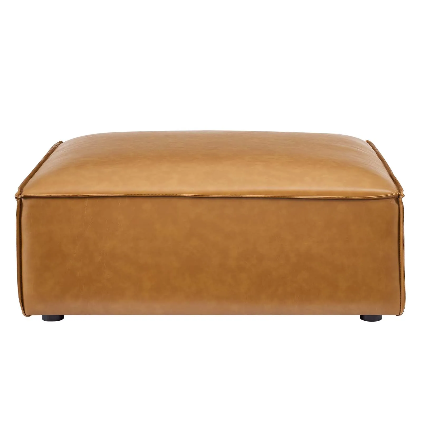 Restore Vegan Leather Ottoman