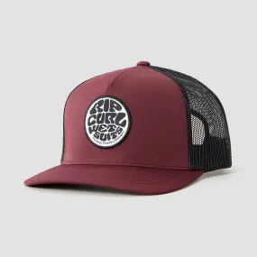 Rip Curl Wetsuit Icon Trucker Cap Maroon