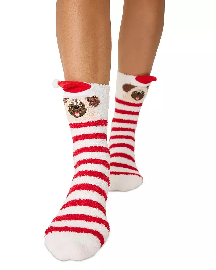 Santa Dog Socks