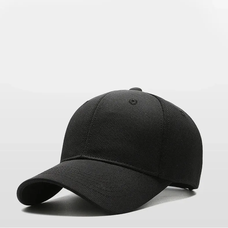 Simple Unisex Casual Baseball Cap Minimalist - Big Head Circumference