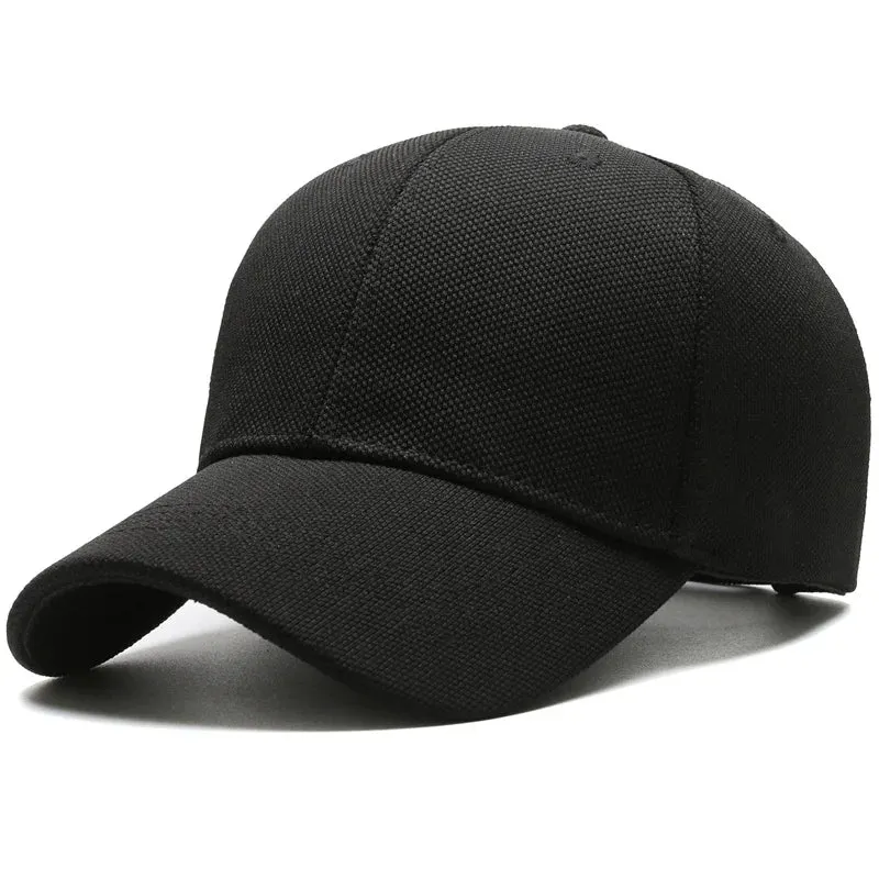 Simple Unisex Casual Baseball Cap Minimalist - Big Head Circumference