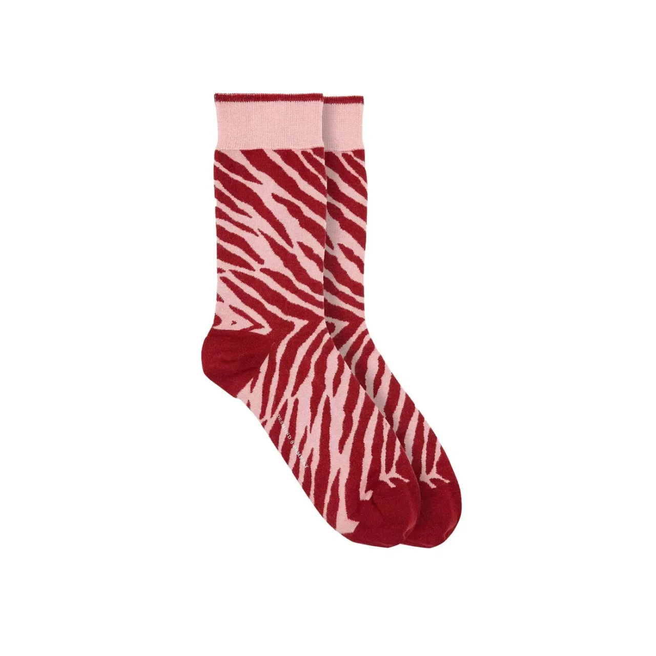 Tiger Print Pink Women's Socks