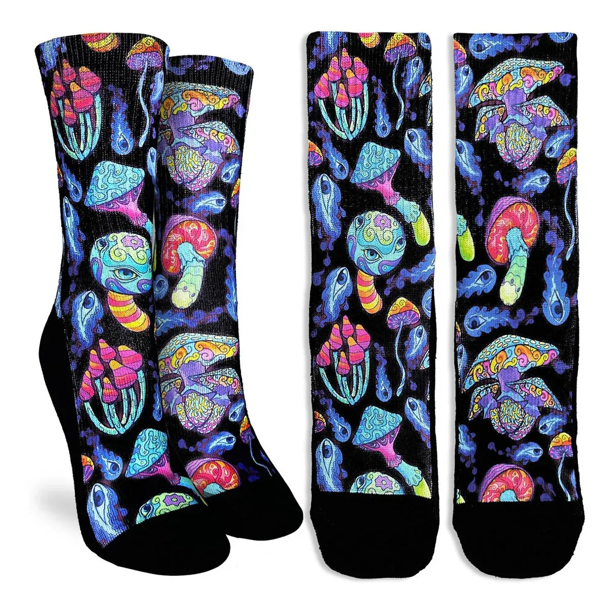 TRIPPY MUSHROOMS ACTIVE SOCKS